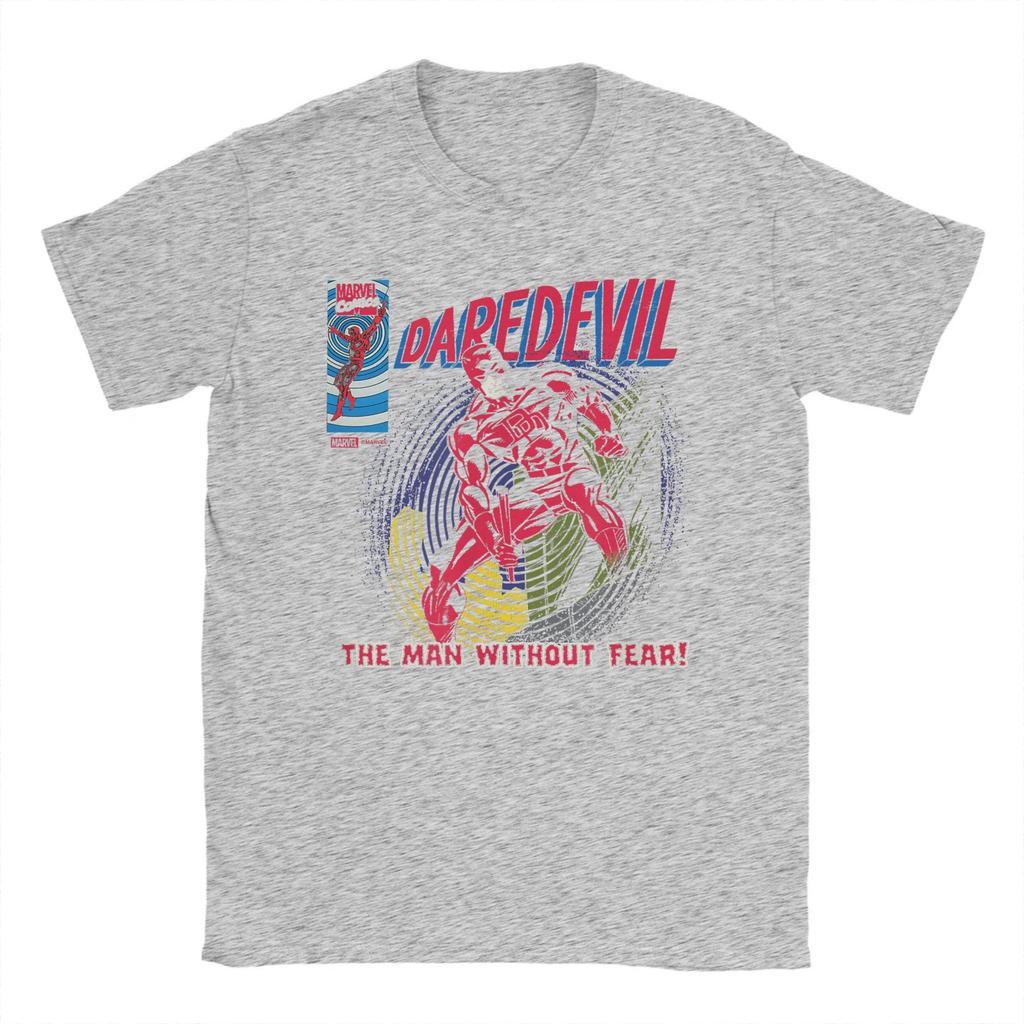 Echte Grappige Daredevil Legacy Comic Cover T-shirt Heren O-hals T-shirt TV-serie Korte mouw T-shirt MerchJacket