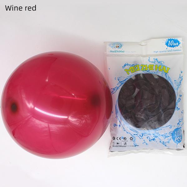 10-Inch Retro Transparent Wedding & Birthday Balloon Set