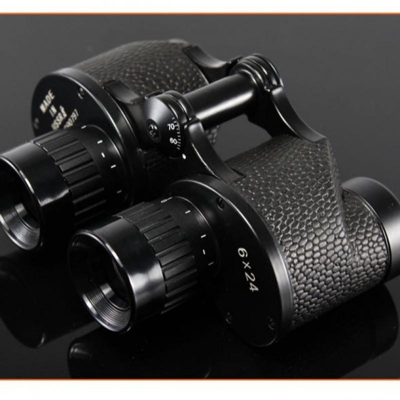 6x24 Compact Binoculars With Central Individual Focus Portable High-Definition Outdoor Observation Scope Hiking Camping