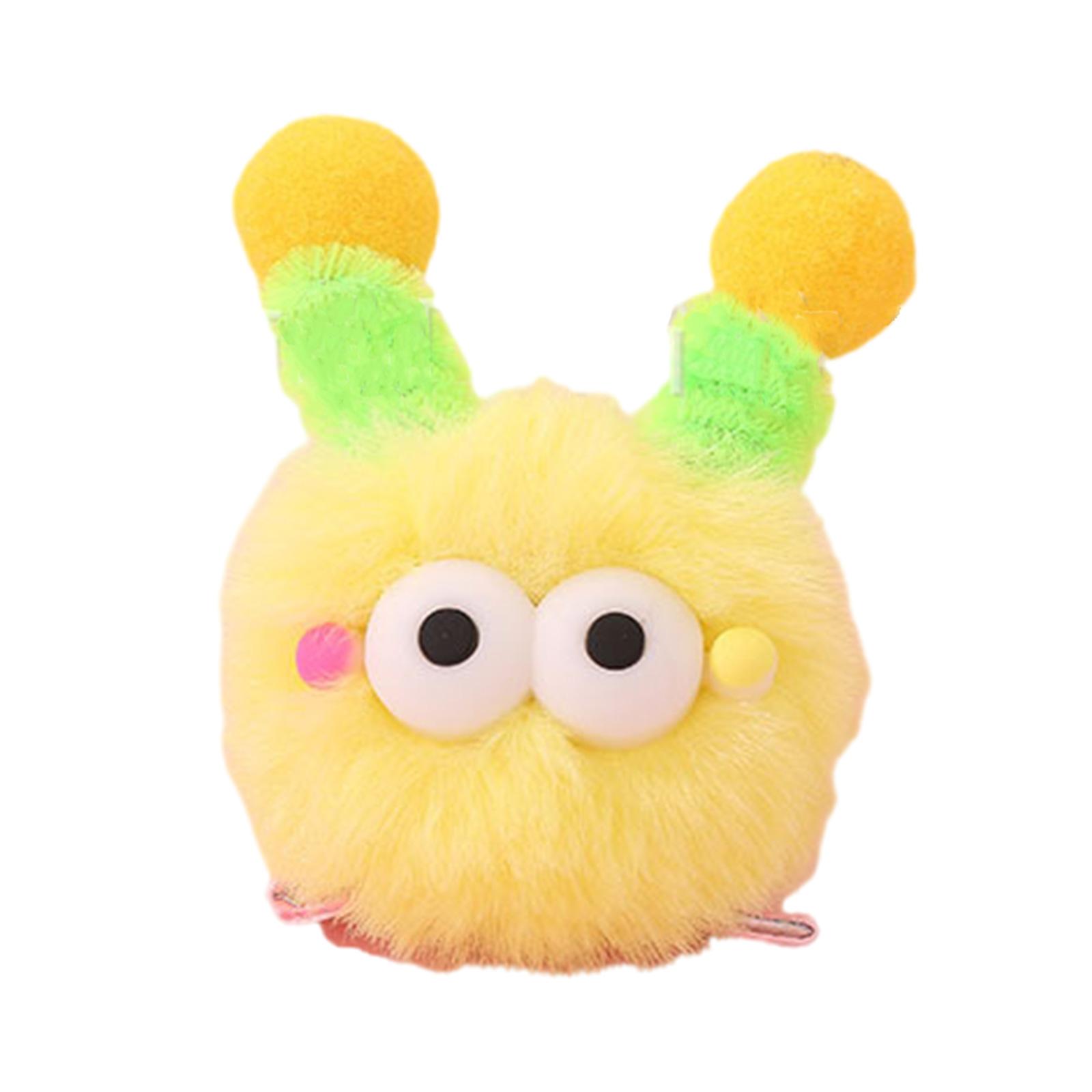 

Мультяшная плюшевая заколка для волос Furry Little Monster Barrettes Duckbyl для женщин и девочек, аксессуары для вечеринок, головные уборы A жёлтый