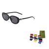 GUCCI Eyewear Oval Frame Plastic Injection Sunglasses Unisex