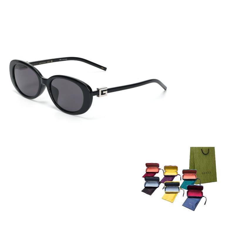 Gucci Eyewear Oval Frame Plastic Injection Sunglasses Unisex