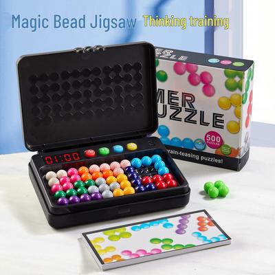 Smart Magic Beads Pyramid Puzzle: Cross-Border Challenge for Kids' Logical Thinking