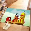 Numberblocks Floor Mat Design for Study room Bedrooms Dormitory Entryway Anti-slip Rug Anime Office Decor Perfect Birthday/Christmas Gift Idea