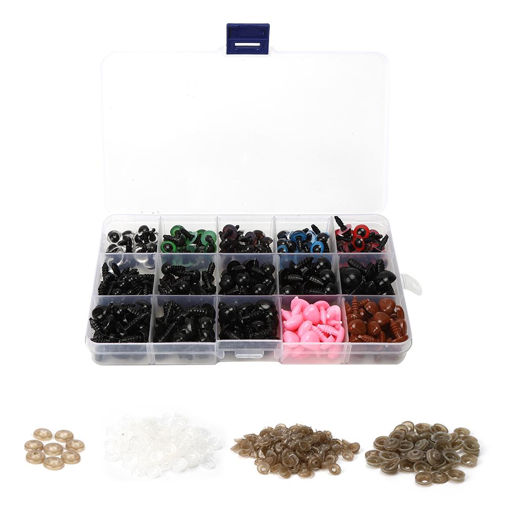 

280 шт. игрушечных глаз медведя нетоксичные детские аксессуары ручной работы с ящиком для хранения(1 коробка(в том числе