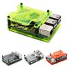 Acrylic Frosted Transparent Box for Raspberry Pi 5 with Radiator & Active Cooling Fan