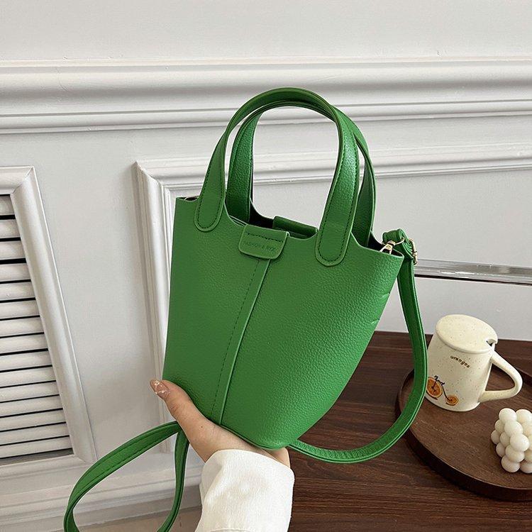 

Женская сумка Fashion Sense Bucket Bag Женские ручные сумки через плечо для женщин Кошельки и сумки Дизайнерские сумки one size зелёный