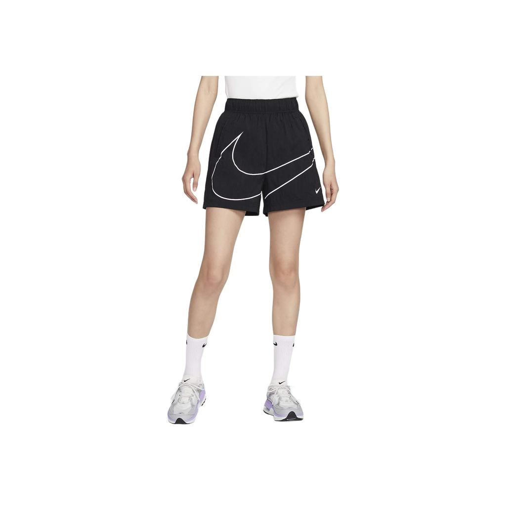 Nike Sportswear Essentials Woven Comfort Three-Quarter Casual Shorts Women Shorts Black HM4633010