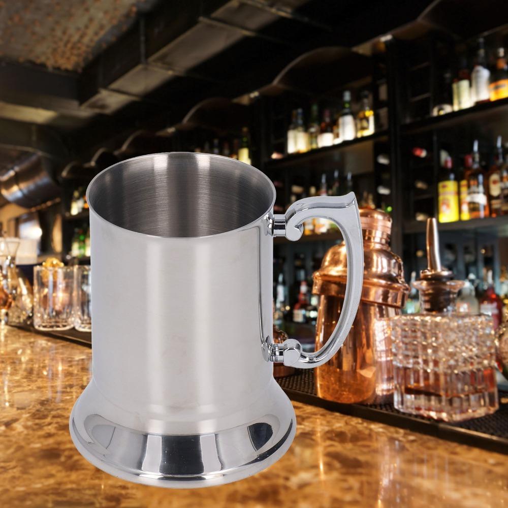 Stainless Steel Stainless Steel Beer Mug Insulated Insulated Coffee Mug  Cold Beverages