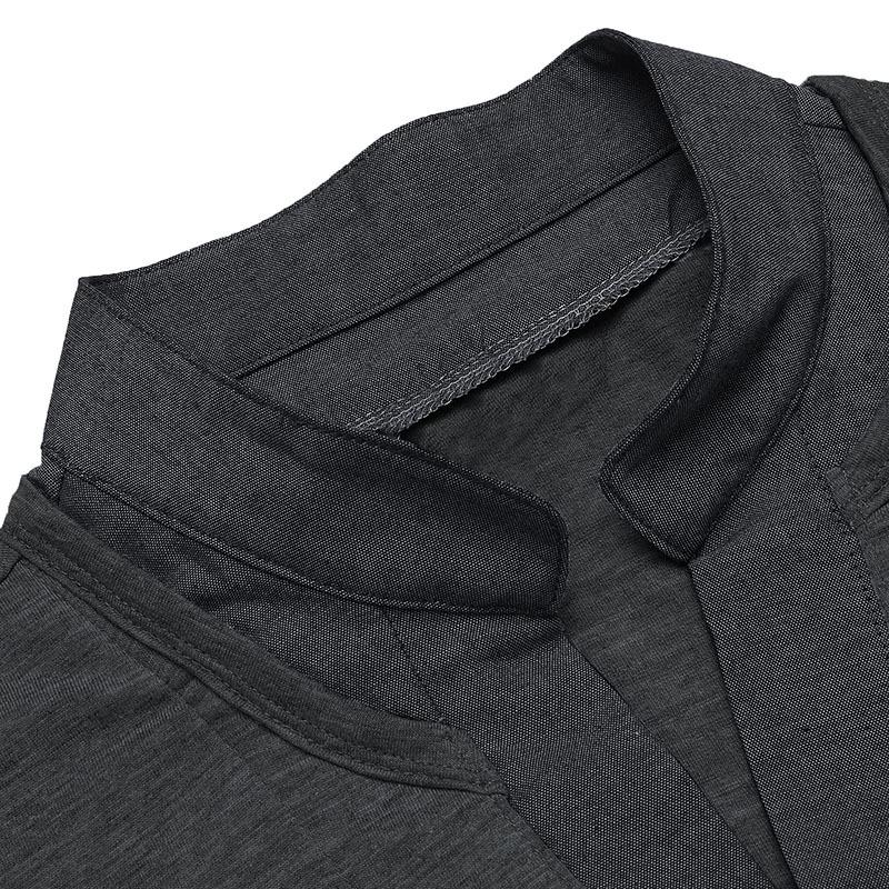 Spring and Summer New Solid Colour Polo Shirt Colour Blocking Men's Polo Shirt Multicolour T-shirt