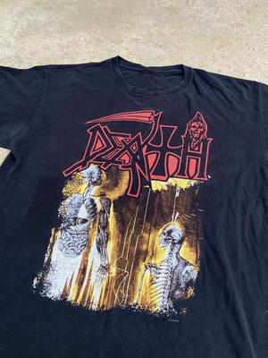 Death Band Human Album Musik Erwachsenen Shirt Schwarzes Kurzarm T-Shirt CS0259 Unisex T-Shirt