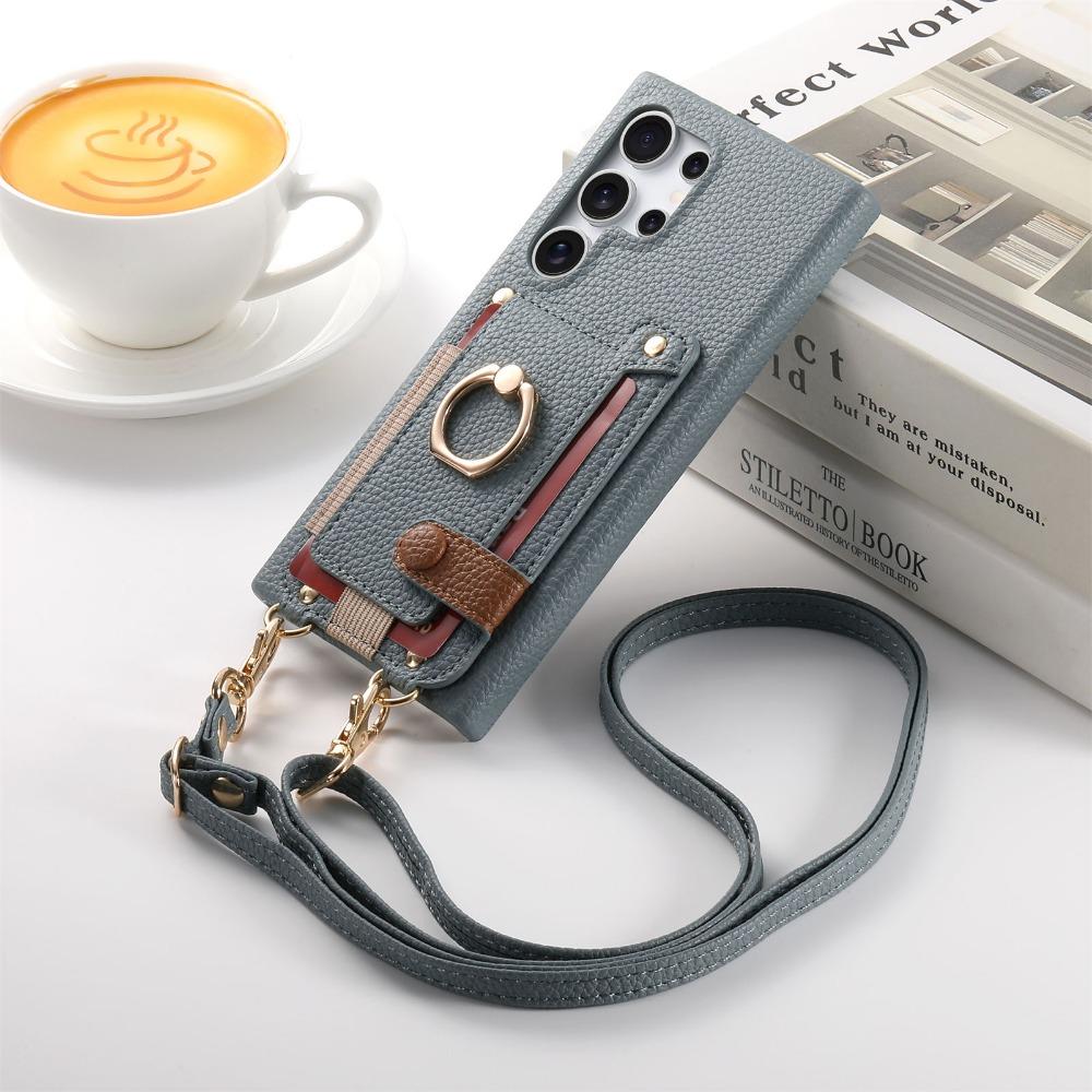 

Чехол-кошелек через плечо с держателем для карт для телефона Samsung S25 S24 Plus S23 S22 Ultra S21 FE A56 A36 A26 A16 A06 A55 A35 A15 Galaxy S24 FE