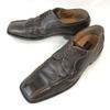 Lloyd Leather Swirl Moc Dress Shoes Brown Size 8.5 27.0cm Made In Germany