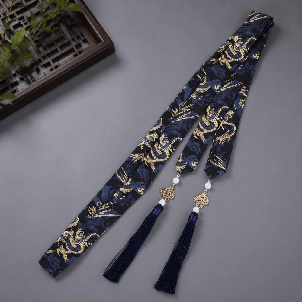 Chinese Hanfu Hair Bands Long Hair Straps Retro Style Hair Ribbons Hair Ornament Braided Hair