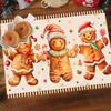 4/6 Pezzi Tovagliette di Lino per Natale Babbo Natale Stampate Decorazioni Natalizie per Casa Cucina 2025 Xmas Navidad Noel Decorazioni Tavola