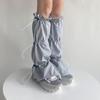 Gothic Knee Pad Socks Leg Sleeve Ankle Knee Warmers Boot Cuffs Knee Leg Socks