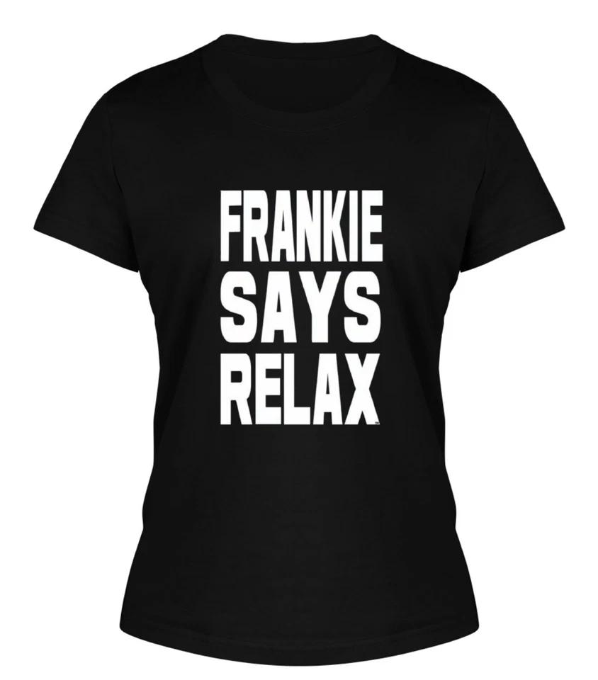 Frankie Says Relax WOMENS T-SHIRT 80S t shirt retro t-shirts tee All Sizes S