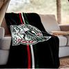 Mexico Football Crest Blanket Outdoor Flannel Blanket for Camping, Hiking, Garden Parties, Picnic Essentials,gift for family and friends