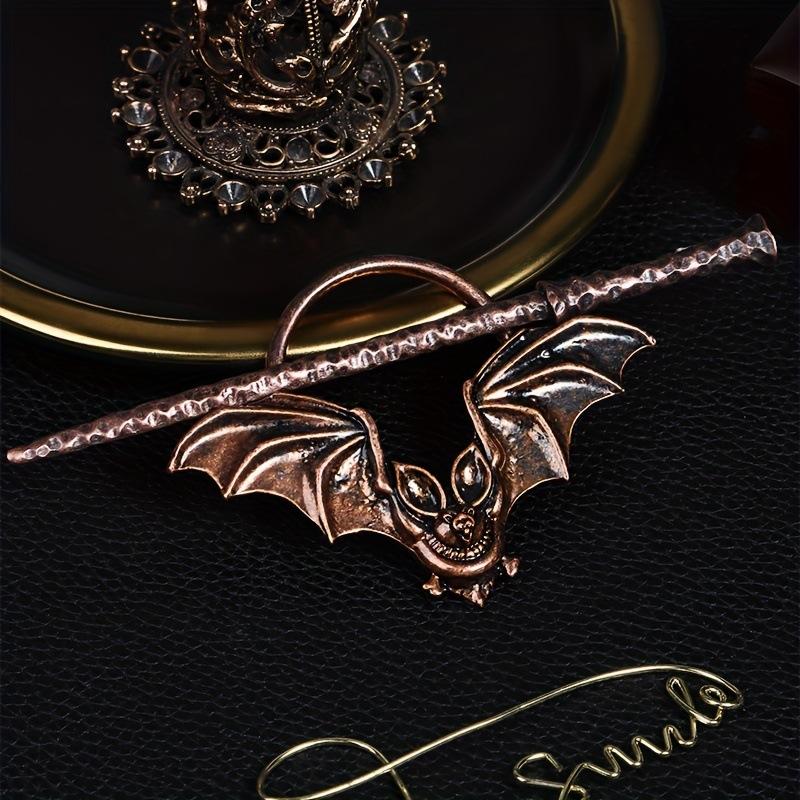 Cross Border Hair Accessories From Europe America Gothic Retro Bat Women's Nordic Viking Personalized
