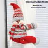 Christmas Creative Curtain Buckle Cartoon Doll Decoration Hotel Restaurant Decoration Doll Buckle Window Pendant