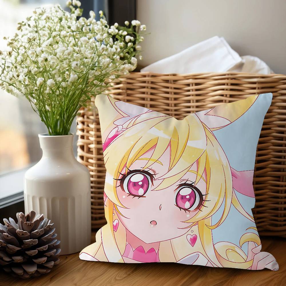 P-Pretty C-Cure Pink Cushion Cover Pillowcase Upholstery Sofa Throw Pillow Home Decor Pillowcas