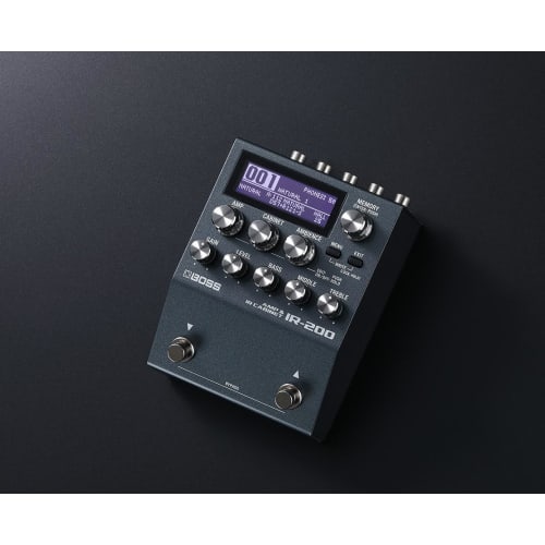 BOSS IR-200 Cabinet IR Pedal Amp & Cabinet Processor with Extensive Preamp Models and Diverse Cabinet IRs for Effects Recording, Live Performances, an