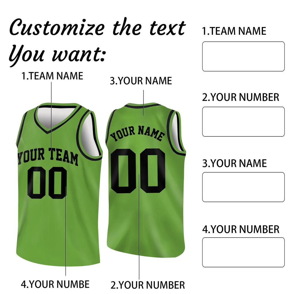 Custom Basketball Jerseys Personalized Printed Team Name & Number Sports Uniform For Men Women Youth
