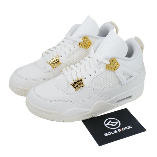 

Jordan Air Jordan 4 “Metallic Gold” AQ9129-170 Женские размеры EU 35.5 белый