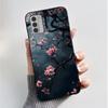 Custodia per Telefono Stampata Per Nokia G42/Nokia G310 5G/Nokia G60 5G/Nokia G100 Cover Guscio Morbido in Silicone Nero Custodie Carine con Fiori e Cartoni Animati