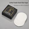 Rundes gebleichtes Vlies-Kaffeefilterpapier