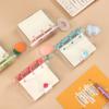 Schattig Transparant 3-rings Mini Losbladig Notitieboek Student Draagbaar Handboek Ringband Kawaii Schoolbenodigdheden Schrijfwaren