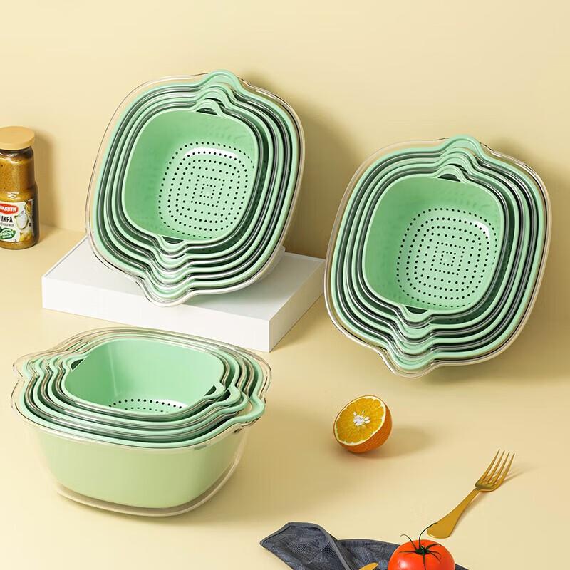 YOUQIN Double-Layer Draining Basket