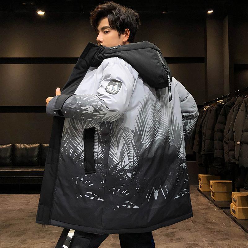 

Мужская зимняя теплая повседневная куртка с меховым капюшоном, парки, мужские уличные модные теплые армейские пальто с толстыми карманами, парки XXXL серый