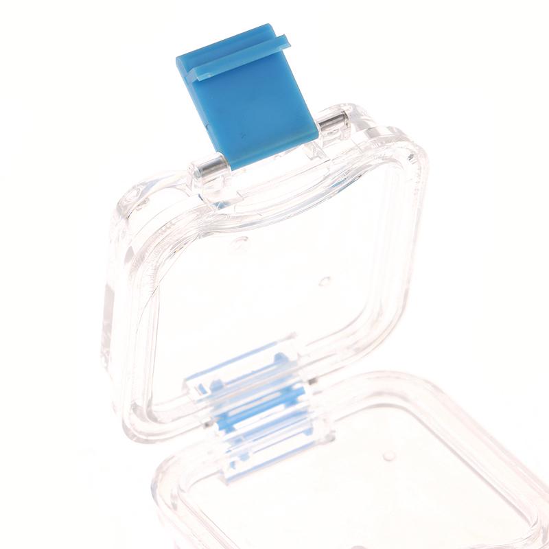 Denture Storage Box With Film Dental Crown And Bridges No Slots Available Tooth Box Plastic Transparent Dentistry Membrane Box