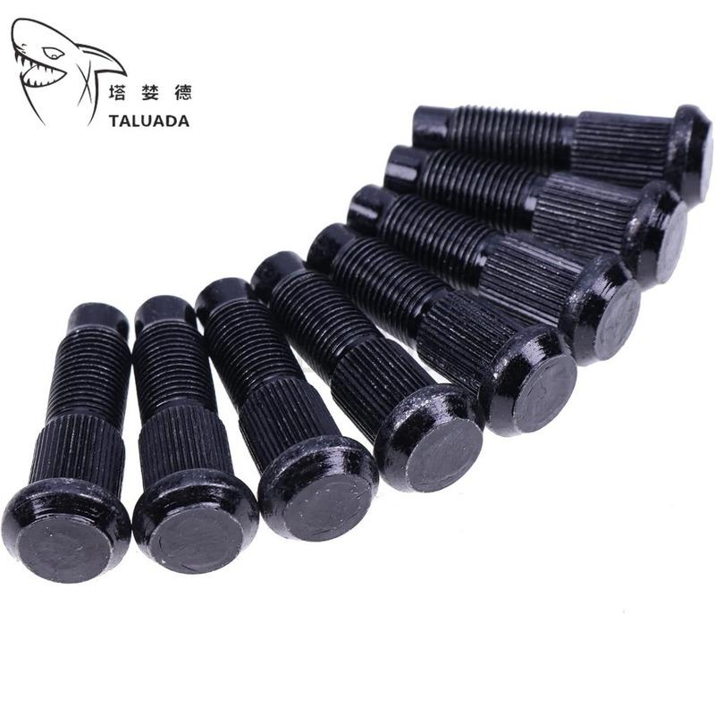 8X Rim Lug Wheel Nut 6564669 & 8X Rim Stud Wheel Bolt 6709170 Set For Bobcat 751 753 763 863 873 883 S150 S175 S185 Excavators