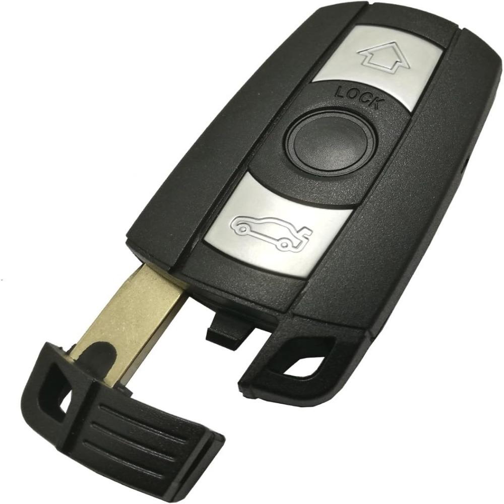 Plastic 3 Buttons Replacement Key Fob Case Remote Control Key Fob Cover  for BMW 3 5 Series CAS3
