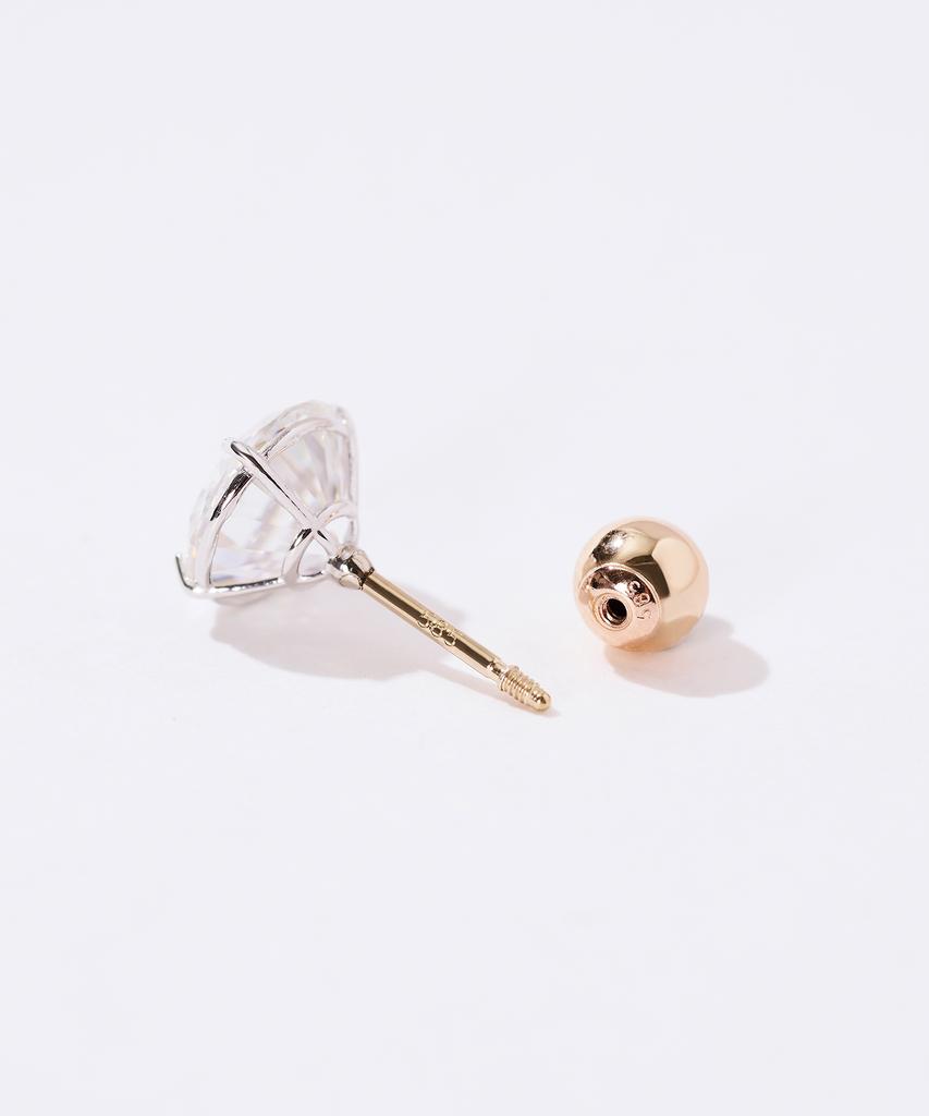 Dorocy 14K Moissanite Basic 4-Prong Piercing (4 Types)