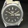 JAPAN VINTAGE REFURBISHED SEIKO 5 AUTOMATIC MENS BLACK DIAL WATCH a440548-9 Sk-a440548-1