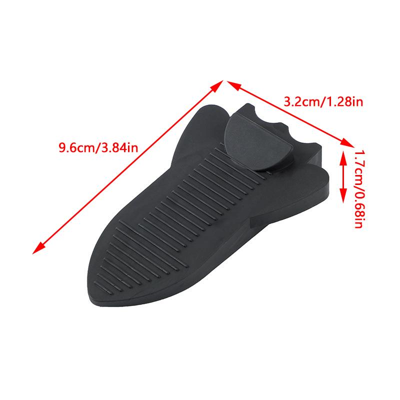 1Pcs Safety Rubber Door Stop Stoppers Block Wedge Doorstops Door Stopper Home Office Door Rear Retainer Anti-Collision Stop