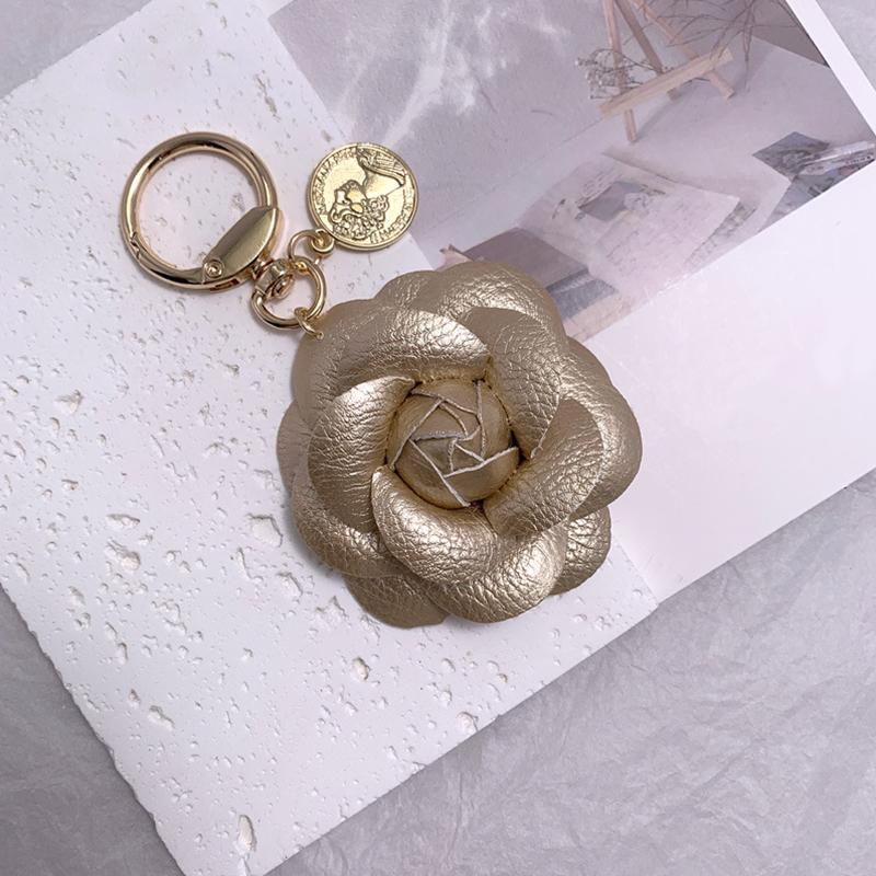 1ks DIY Přívěsek Dárková taška Přívěsek Špičkové Úložiště na klíče Vintage Přívěsek na klíče do auta Vynikající Tvar kamélie Módní Vícebarevný