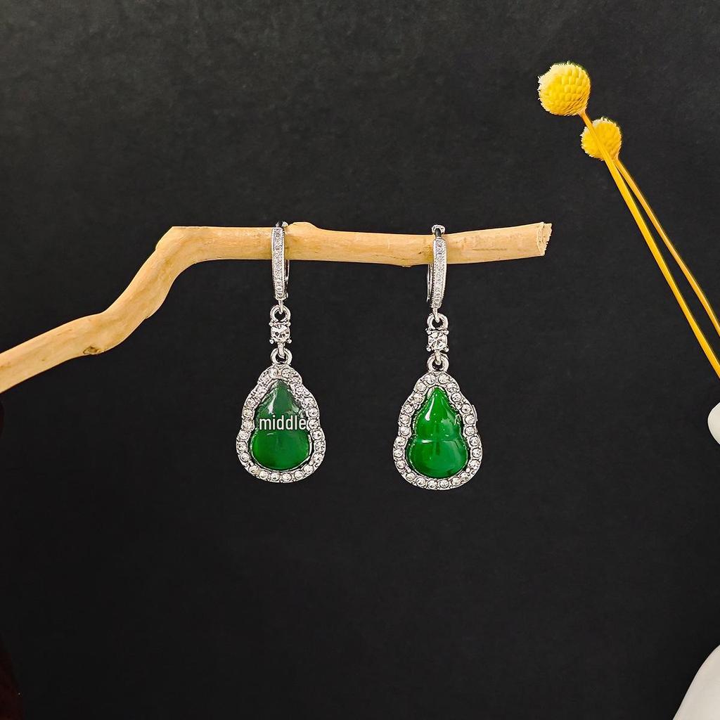 Elegant Beaded Tassel Earrings: Chinese-Style Hanfu Accessories with Flower, Fan, and Bow Design