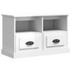 VidaXL TV Stand High Gloss White 80x35x50 Cm Engineered Wood 816282