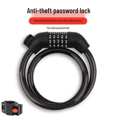 Lishi Portable Anti-theft Bicycle Combination Lock