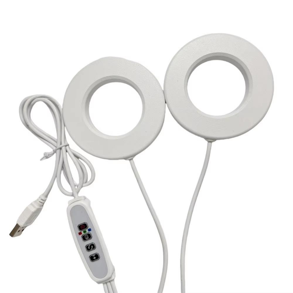 10 Dimming Levels Hanging LED Plant Light 1/2/3/4 Head Ceiling Grow Light  Small Plants