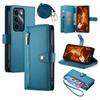 Wallet Case for C83 5G Leather - Leather/PU, Blue, With Lanyard
