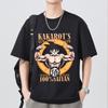 Dragon Ball Z Spausdinti trumpomis rankovėmis medvilniniai marškinėliai Son Goku Vegeta Unisex Moteriški drabužiai Harajuku Yk Marškinėliai Vintažiniai laisvalaikio marškinėliai Viršutiniai drabužiai