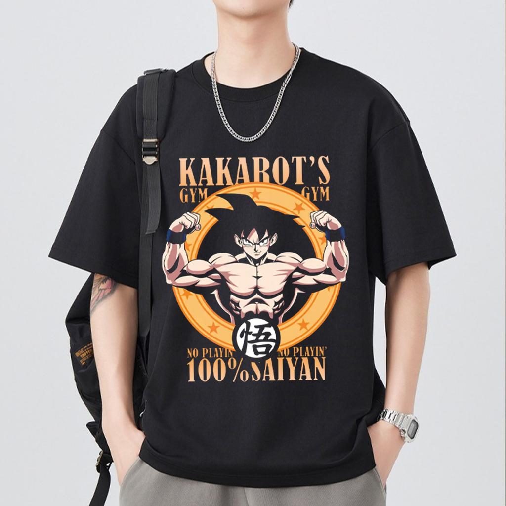 Tricou Bumbac cu Mânecă Scurtă Imprimeu Dragon Ball Z Son Goku Vegeta Unisex Haine Femei Harajuku Yk Tee Tricou Casual Vintage Topuri