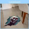 Halloween Modern Minimalist Pvc Zombie Wall Sticker For Living Room And Home Decor