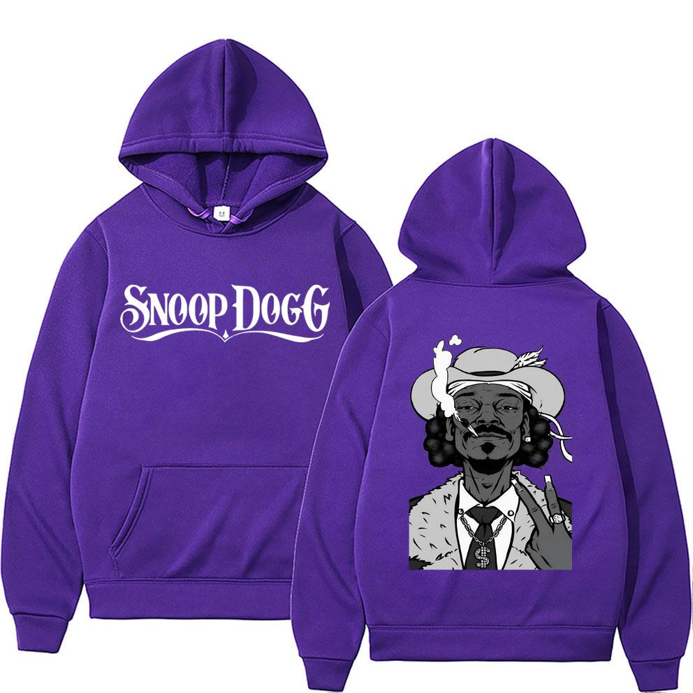 Rapper Snoop Dogg Graphic Hoodie Men's Hip Hop Fashion Style Funny Hoodies Unisex Oversized Sweatshirt