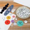 100 Pcs Cover Button Kit 5 Different Size Cover Buttons DIY Covered Buttons for Clothes Hats Sweaters Backpacks DIY Crafts Acces